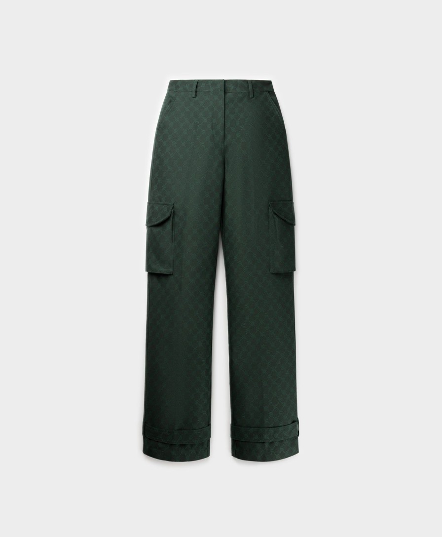 Daily Paper Pants | Pine Green Imani Monogram Pants