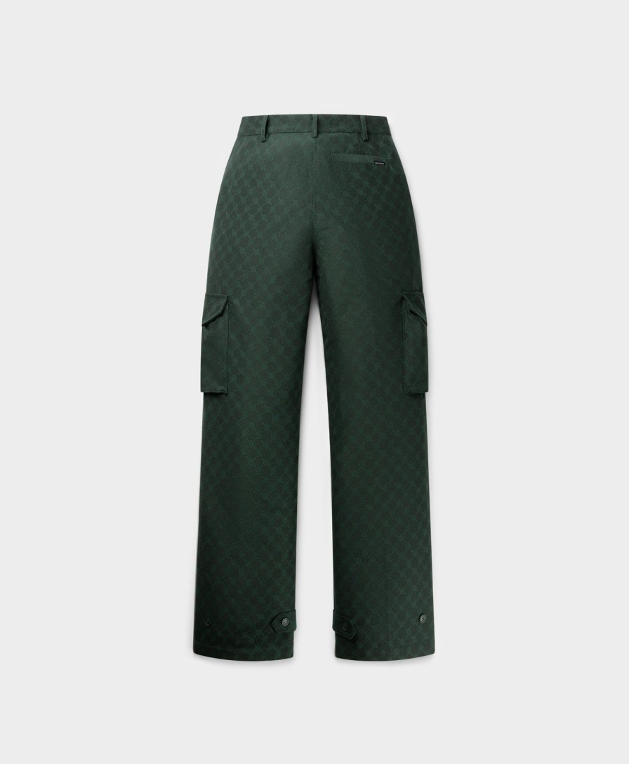 Daily Paper Pants | Pine Green Imani Monogram Pants