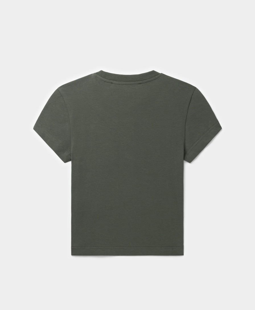 Daily Paper T-Shirts | Chimera Green Glow Cropped T-Shirt