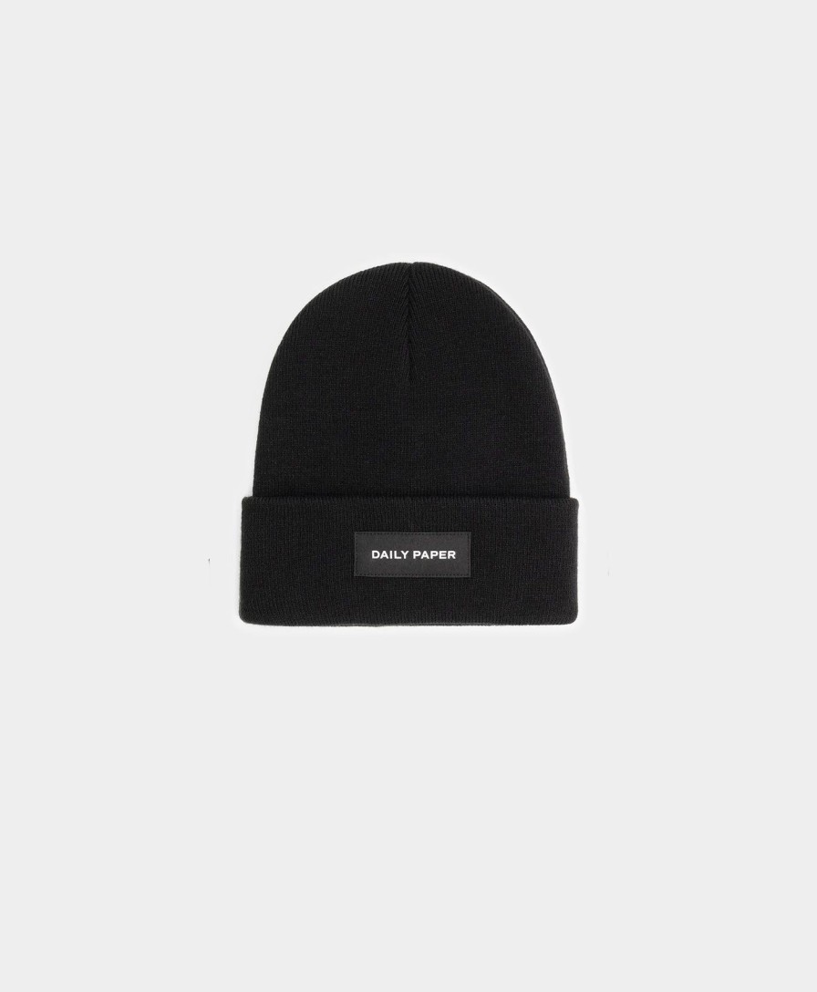 Daily Paper Headwear | Black Essential Beanie