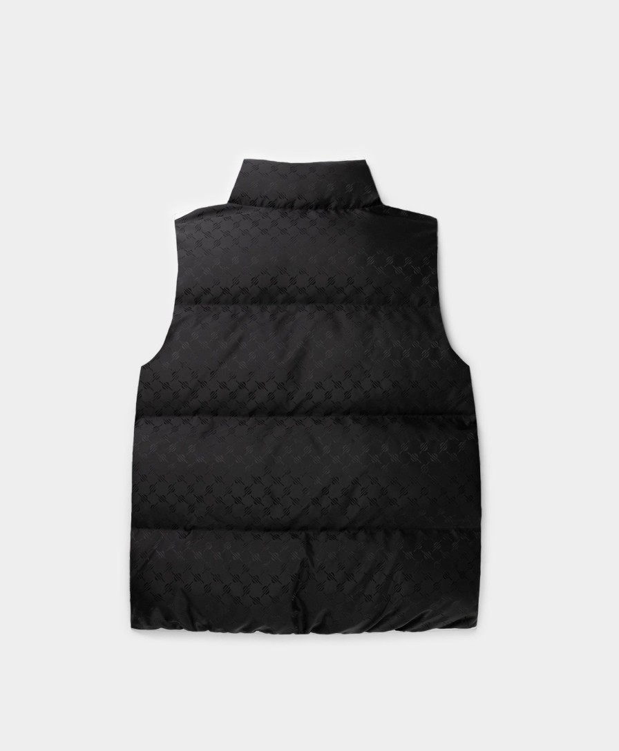 Daily Paper Jackets | Black Monogram Pondo Bodywarmer