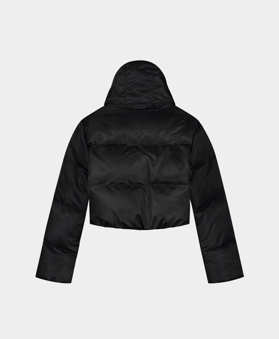 Daily Paper Jackets | Black Epuff Cropped Jacket