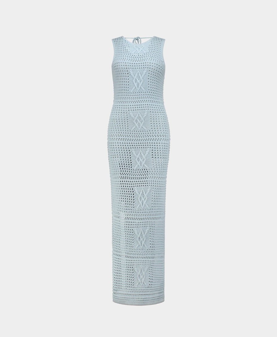 Daily Paper Dresses | Halogen Blue Izara Crochet Dress