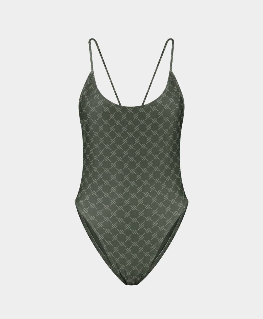 Daily Paper Swimwear | Chimera Grey Reya Monogram Swimsuit