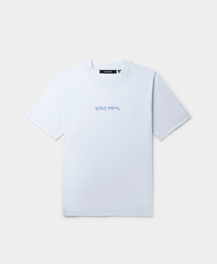 Daily Paper T-Shirts | Halogen Blue Diverse Logo T-Shirt