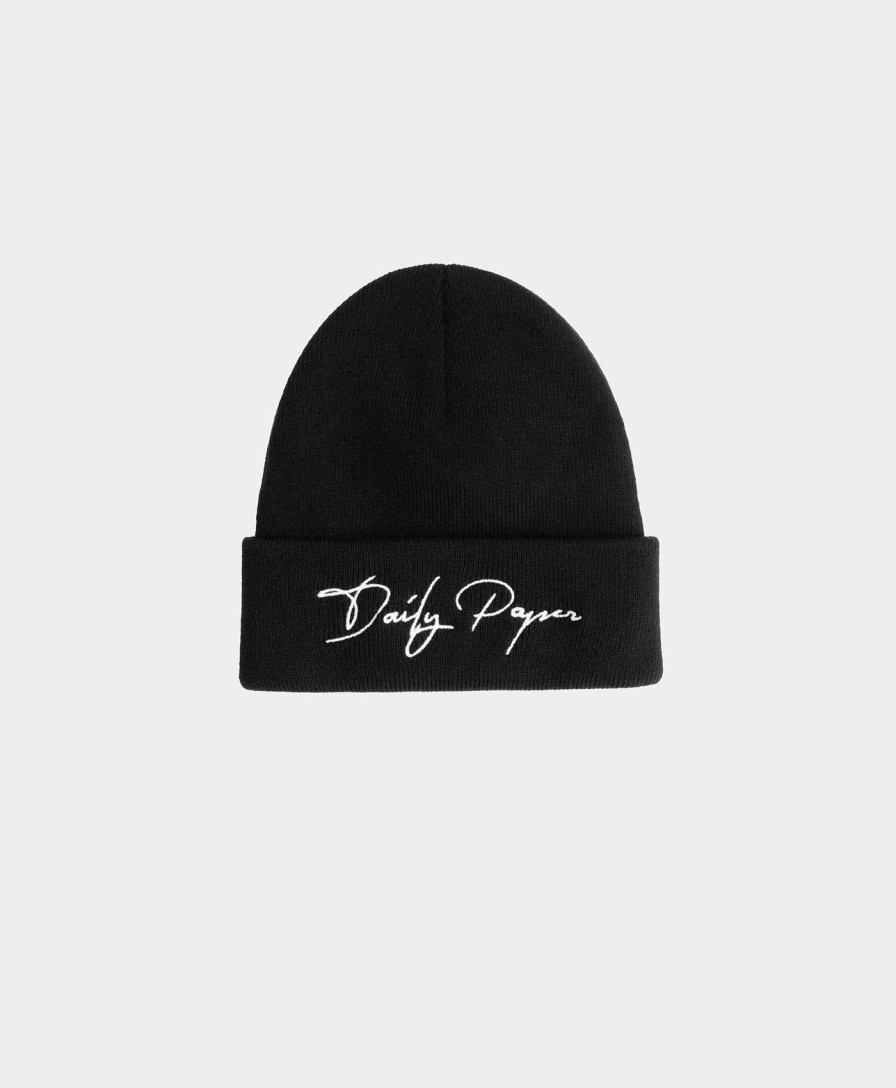 Daily Paper Headwear | Black Nemos Beanie