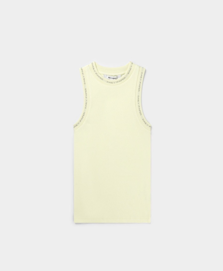 Daily Paper Tops | Icing Yellow Erib Tanktop