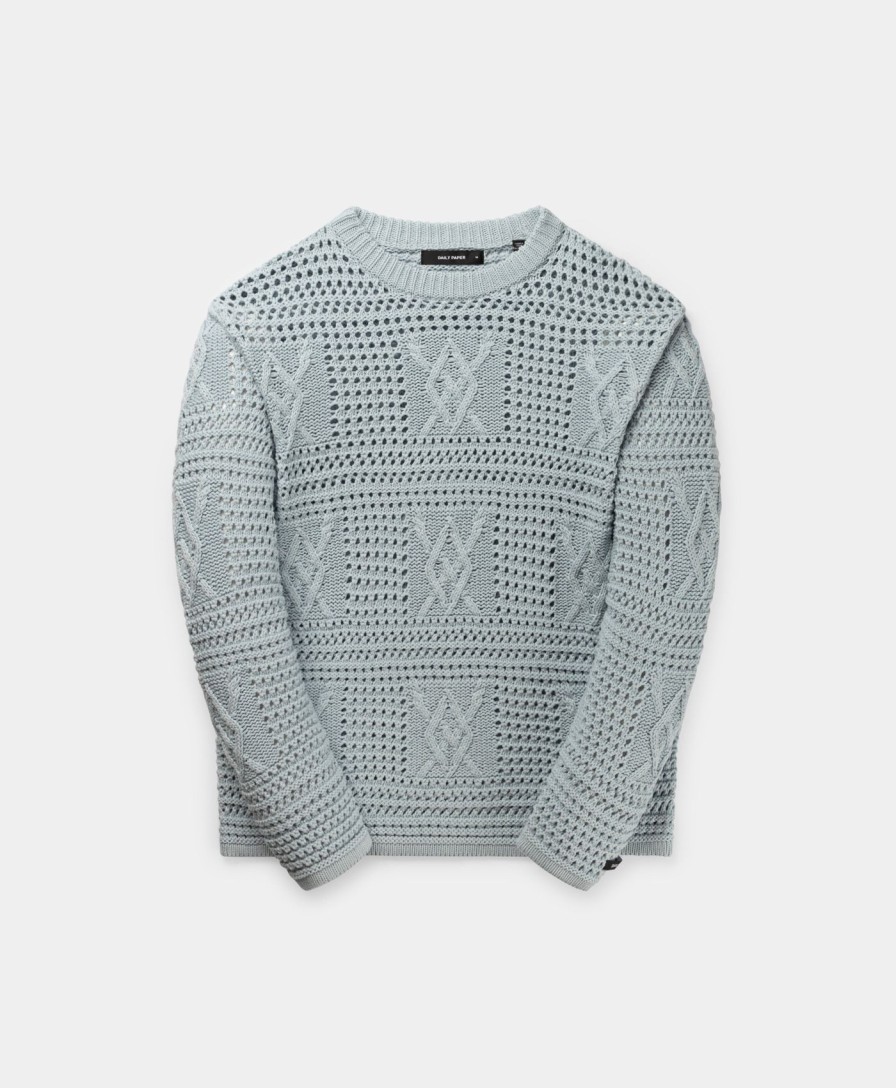 Daily Paper Hoodies & Sweaters | Halogen Blue Zuberi Crochet Longsleeve