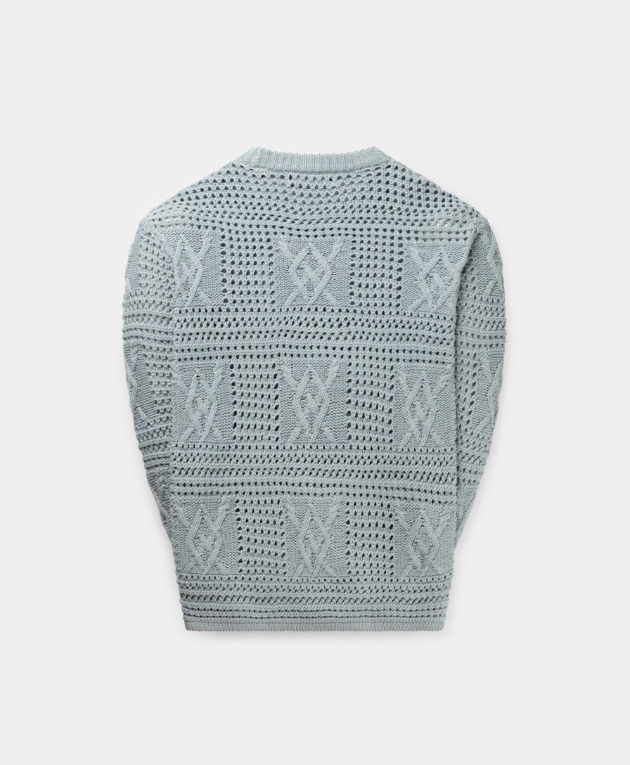 Daily Paper Hoodies & Sweaters | Halogen Blue Zuberi Crochet Longsleeve